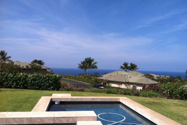 [Image: Mauna Kea Resort Villa, Ocean Views with Pool &amp; Spa in Backyard]