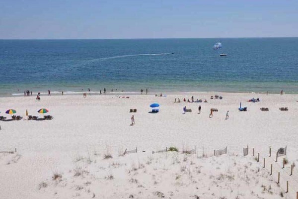 [Image: Sun, Sand, and Shrimp! Balcony on the Beach! Book Today!]