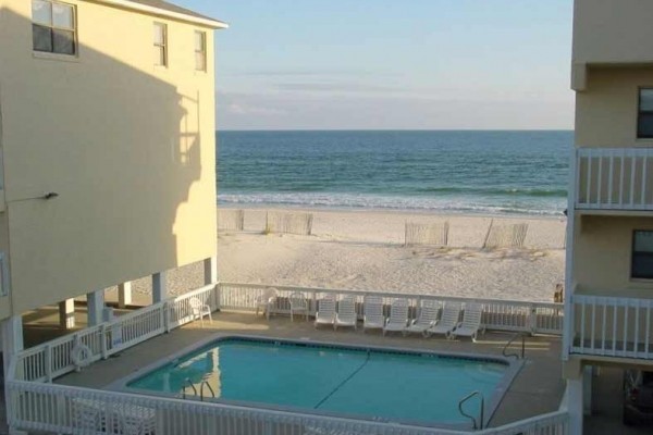 [Image: Newly Remodeled Great Gulf Views - Balcony Overlooks Pool and Gulf]
