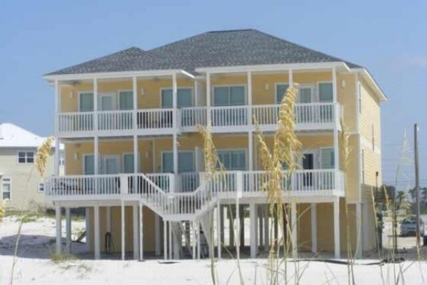 [Image: Sandbox 4 BR Beachfrt Home W/Pool Take a Break with Your Family This Fall!]