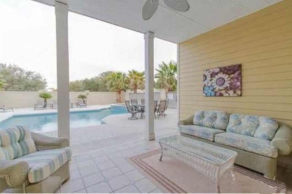 [Image: My Cousin Vinny??S: Private Pool-Large Screened Balconies, View of Tee &amp; Sea!]