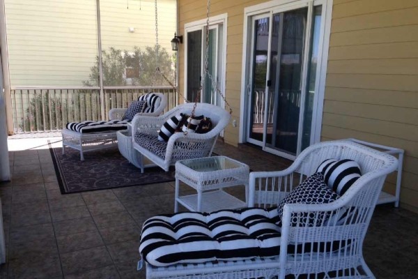 [Image: My Cousin Vinny??S: Private Pool-Large Screened Balconies, View of Tee &amp; Sea!]