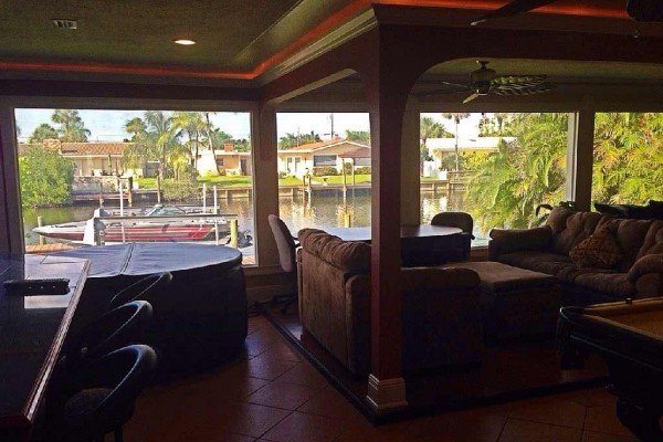 [Image: Beautiful Waterfront Home,1 Block to the Beach, 3 Bedroom, 2 Bath]
