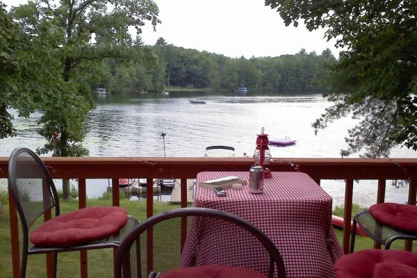 [Image: Luxury 'a' Frame Cabin on Balsam Lake Not Only Summer Heaven But Fall and Winter]