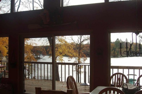 [Image: Luxury 'a' Frame Cabin on Balsam Lake Not Only Summer Heaven But Fall and Winter]