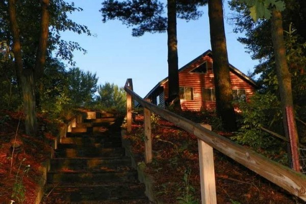 [Image: Secluded Log Cabin Getaway on Chetek Chain of Lakes]