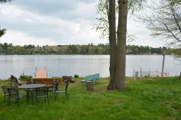 [Image: Step Out the Door and You Have Arrived. Water Level Lot with Room to Enjoy.]