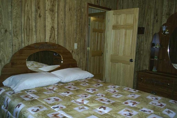 [Image: Large Cabin in the North Woods of Wisconsin on Quiet Lake]