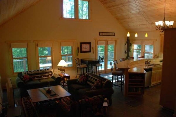 [Image: Newer Lake Cabin on Lac Courte Oreilles]