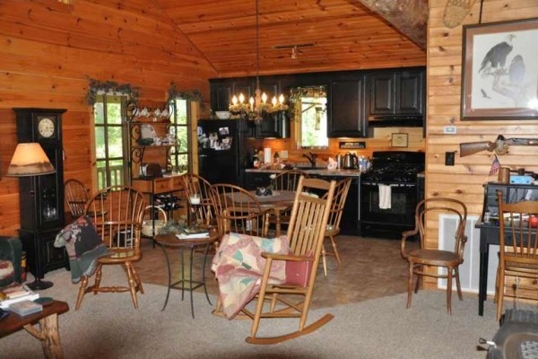 [Image: Fabulous Northwoods Cabin with Amenities &amp; Guesthouse!]