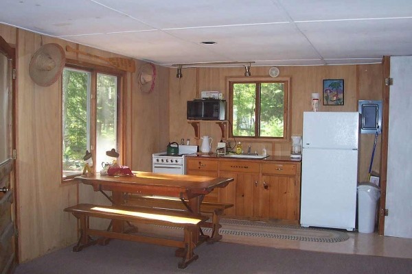 [Image: Ferns - Fisherman and Family-Friendly Cabin on the Shore of North Trout Lake.]