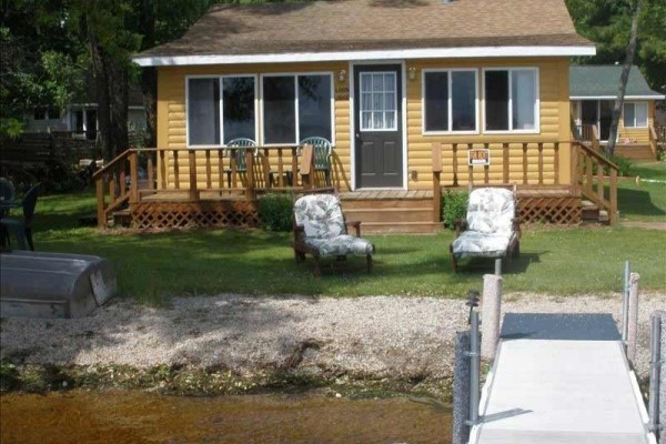 [Image: Crivitz Cabins for Rent on Lake Noquebay]