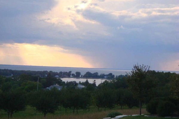 [Image: Our Condo Has Spectacular Views of Egg Harbor, Cherry Orchards and Lake.]