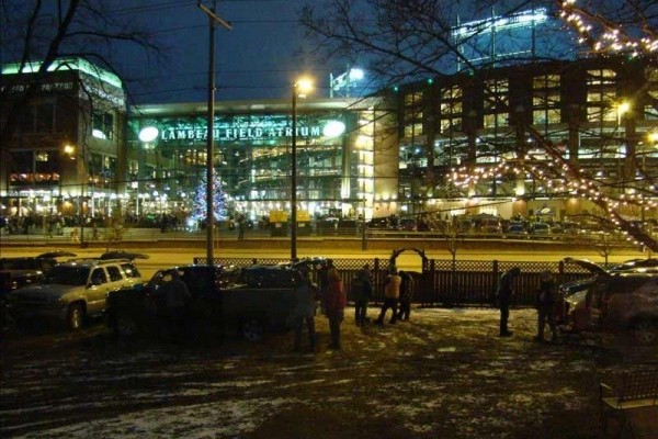 [Image: Best View on the Block in the Shadow of Lambeau Field]