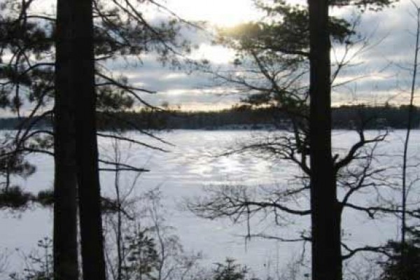 [Image: Cabin on Sandy Beach - Beautiful Rest Lake]