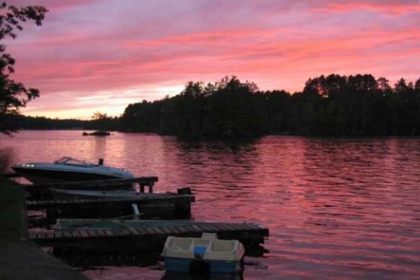 [Image: Cabin on Sandy Beach - Beautiful Rest Lake]