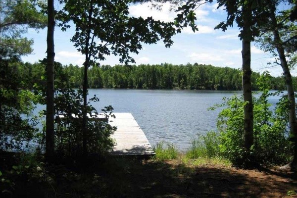 [Image: Spectacular Log Cabin on Manitowish Chain]