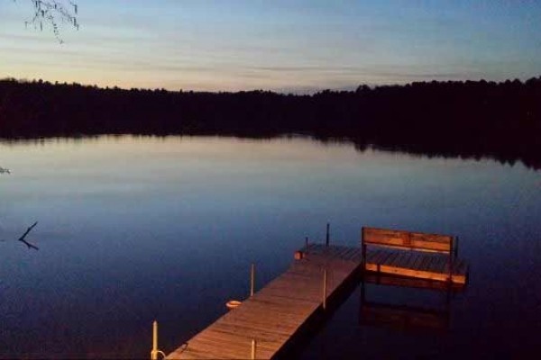 [Image: Minocqua Area Lake Front House - Little Muskie Lake]