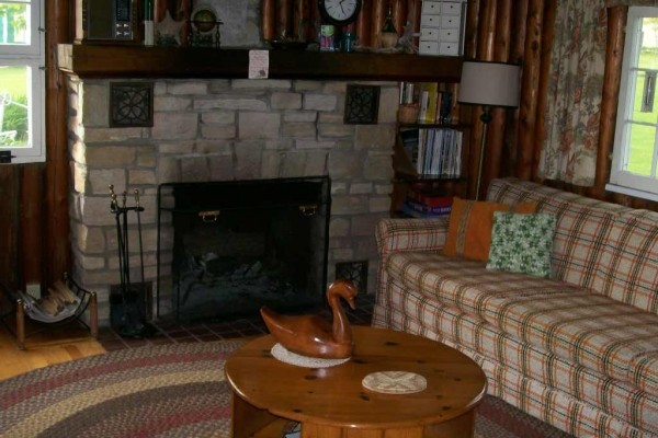 [Image: Waterfront with a Great Beach, Fireplace and Large Yard]