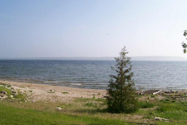 [Image: Waterfront with a Great Beach, Fireplace and Large Yard]