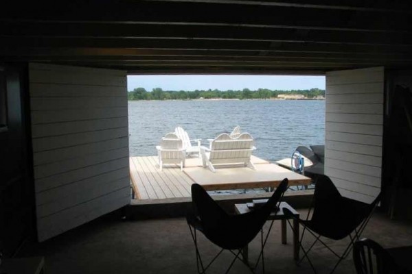 [Image: One of a Kind Door County Boathouse Waiting for Your Visit]