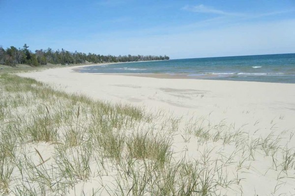 [Image: The Cottage on Lake Michigan â Large Sand Beach, Wooded Lot, Family Friendly]