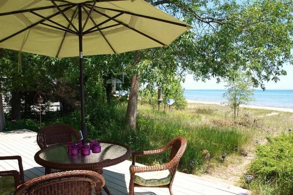 [Image: Sophisticated Beachfront Luxury on Lake Michigan]