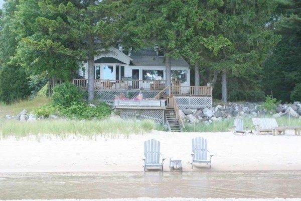 [Image: Lake Michigan Beach Front Home, 40 Minutes North of Milwaukee]