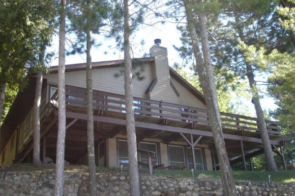 [Image: Private Lake Home, Long Lake, Saxeville Wi]