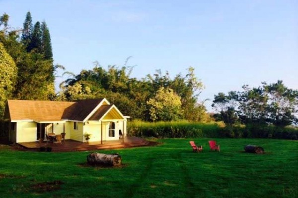 [Image: Brand New Cottage Completed 4/14, Unique Farm Stay at the Hawaiian Vanilla Co.]