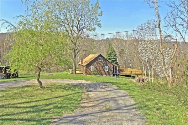 [Image: Private Cabin on 5 Acres with Hot Tub - Hamm Holler]