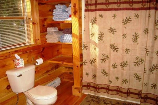 [Image: Charming Log Cabin --- with Hot Tub &amp; Large Deck]