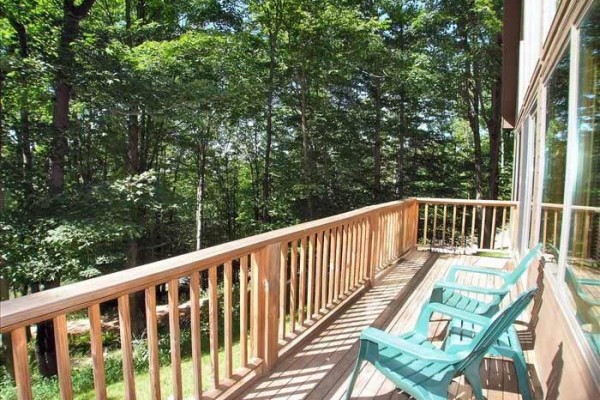 [Image: Two Stories of Comfort-15 Acres of Privacy. No Wonder the Eagle Landed Here!]