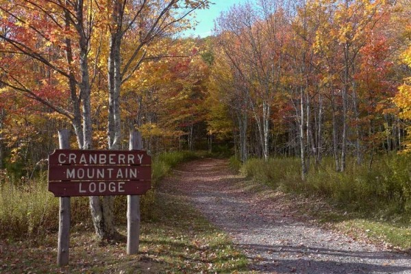 [Image: Cranberry Mountain Lodge-Private, Tranquil, Beautiful.]