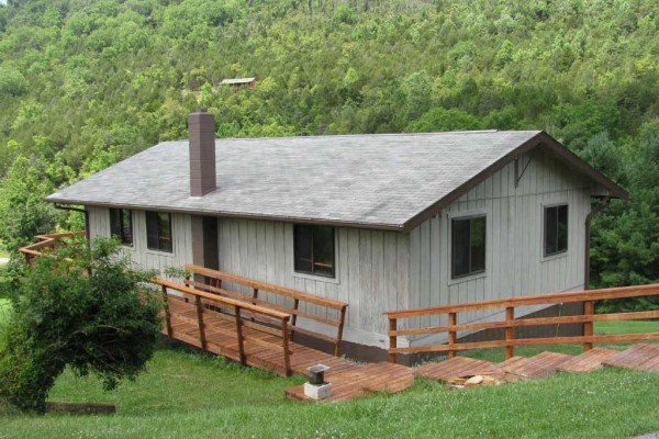 [Image: Lost River Swiss Cottage/10 Acres/Streams/Foot Bridge/Sweeping Views/Brook Trout]