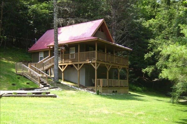 [Image: 1 Wkend Left in July! Cabin W/Private Hot Tub, Close to Biking, Hiking, Fishing]