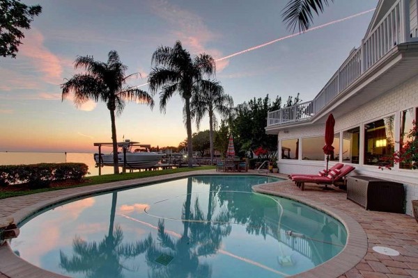 [Image: A Boater's Paradise - Large Waterfront Home with Sunset Views and Private Dock]