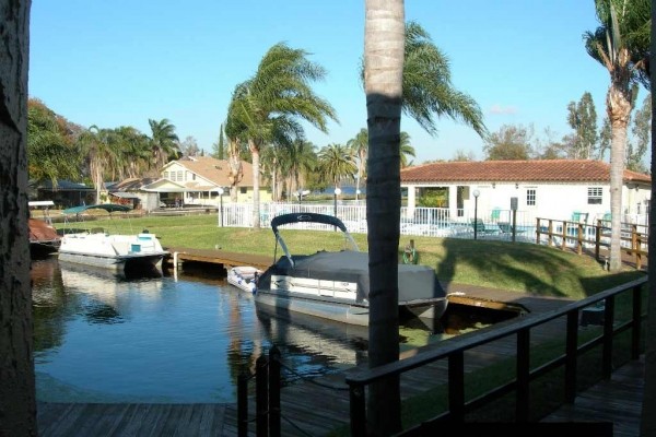 [Image: Tropical ~ Tranquility~ Waterfront Condo W/ Boat Dock in Palm Harbor]