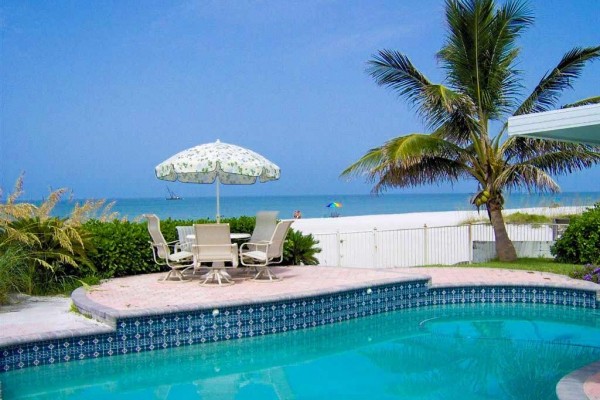 [Image: Beachfront Home with Private Pool and Hot Tub]