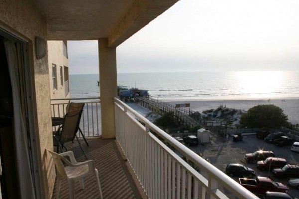 [Image: Beachfront! Roomy Condo, Pool Onsite, Steps Away from the Beach!]