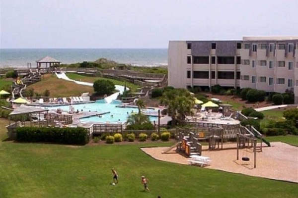 [Image: Beach Front Condo, 150' Waterslide, Tennis and More....]