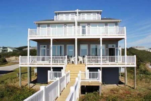 [Image: Oceanfront Duplex, Bonus Loft, Lots of Decking!]