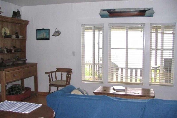 [Image: Cape Lookout Lighthouse View from Waterfront Cottage]