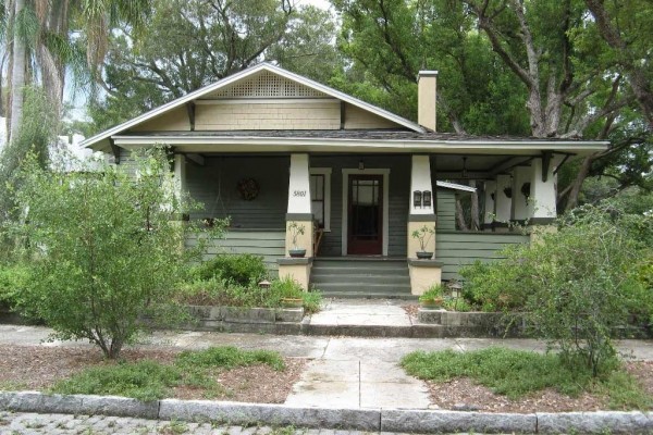 [Image: Restored Bungalow in Historic District]