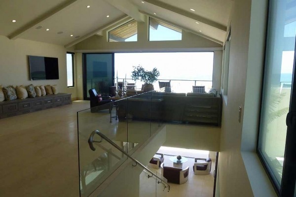 [Image: Brand New Corner Lot Contemporary Beach House on the Sand with No Boardwalk.]