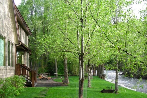 [Image: Across from Rio Grande Trail on Roaring Fork River. Walk to Downtown Aspe]